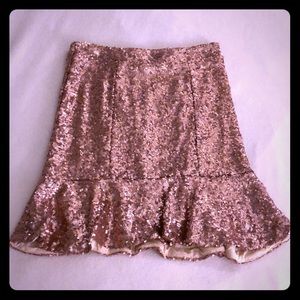 Nasty Gal pink sequin skirt